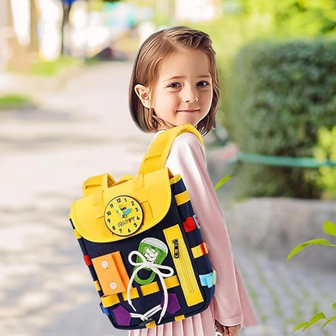 Toddler Busy Backpack – Fun & Interactive Learning Toy for Little Explorers! 🎒✨