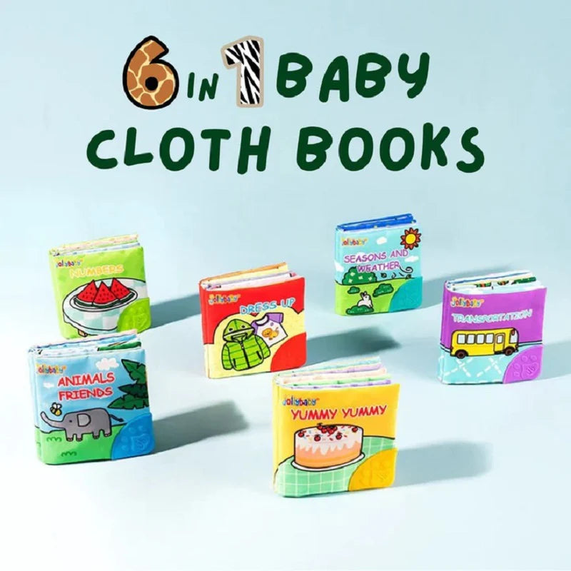 6 In 1 Baby Cloth Books 6
