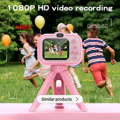 New Arrival! Unicorn Kids Camera with Tripod – Capture the Magic! 📸🦄