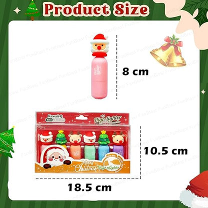 Christmas Theme Highlighter Set (6 pcs) – Bright Colors, Festive Fun!