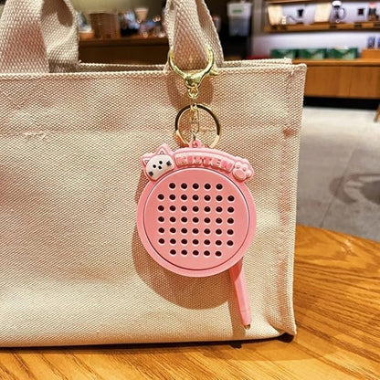 Magnetic Steel Ball Cartoon Keychain | Cute Pendant for Kids & Adults | Creative Car & Bag Charm Gift | Pack of 2