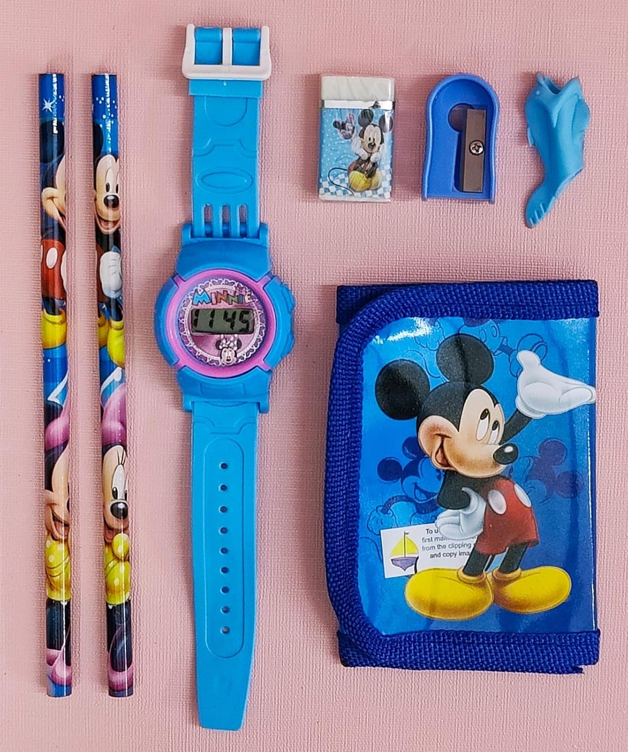 Stationery Set for Boys & Girls | 7-in-1 Combo Kit | Perfect Birthday & Return Gift for Kids (Pack of 6)