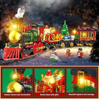Christmas Train Building Blocks for Kids – Festive Fun & Creativity