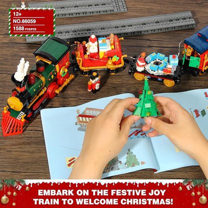 Christmas Train Building Blocks for Kids – Festive Fun & Creativity