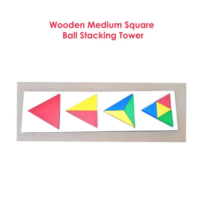 Wooden Fraction of Triangle Board Toy