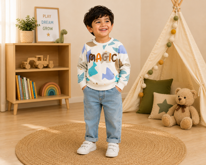 Sea World Printed Kids Sweatshirt