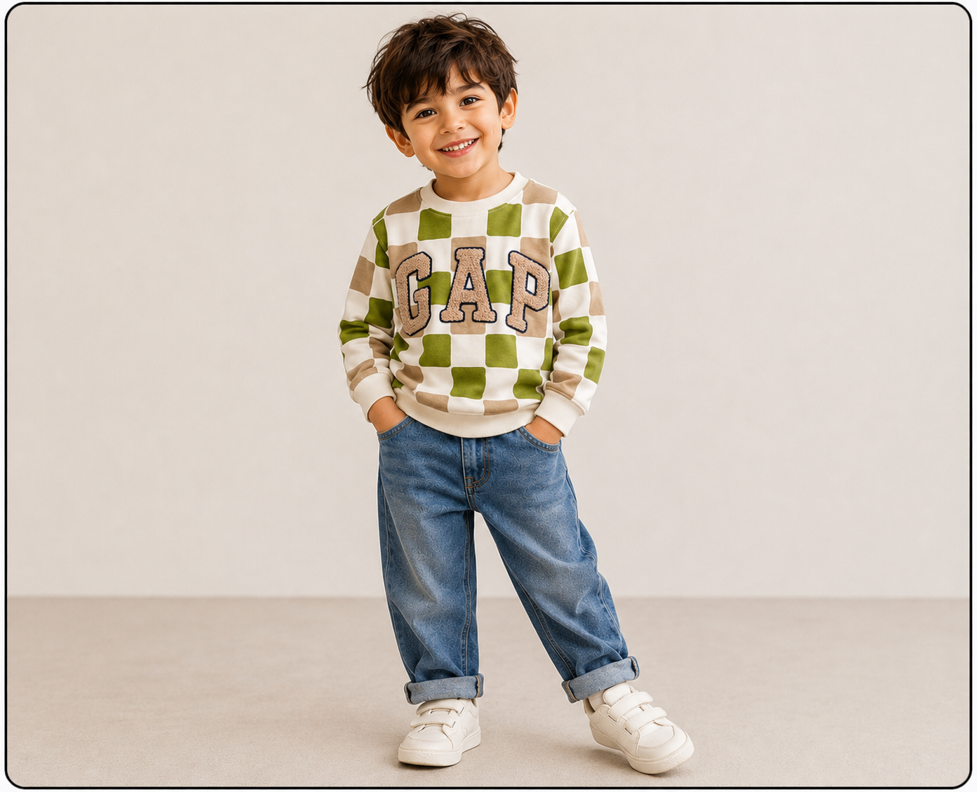 Soft Cotton Sea World Winter Sweatshirt for Babies