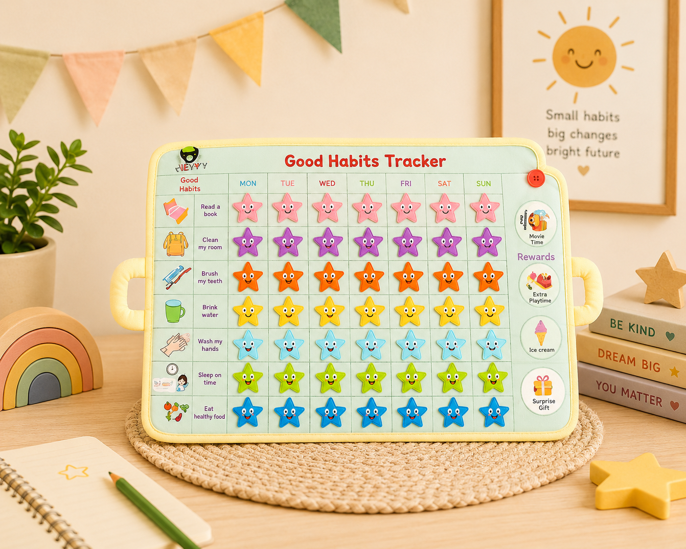 Baby and Toddler Board Sensory Board with Pictures Sensory Development Educational Board Gifts for Kids Motor Skills Educational Toy