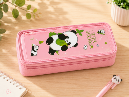 Cute Panda Pencil Pouch – Large Capacity Stationery Organizer
