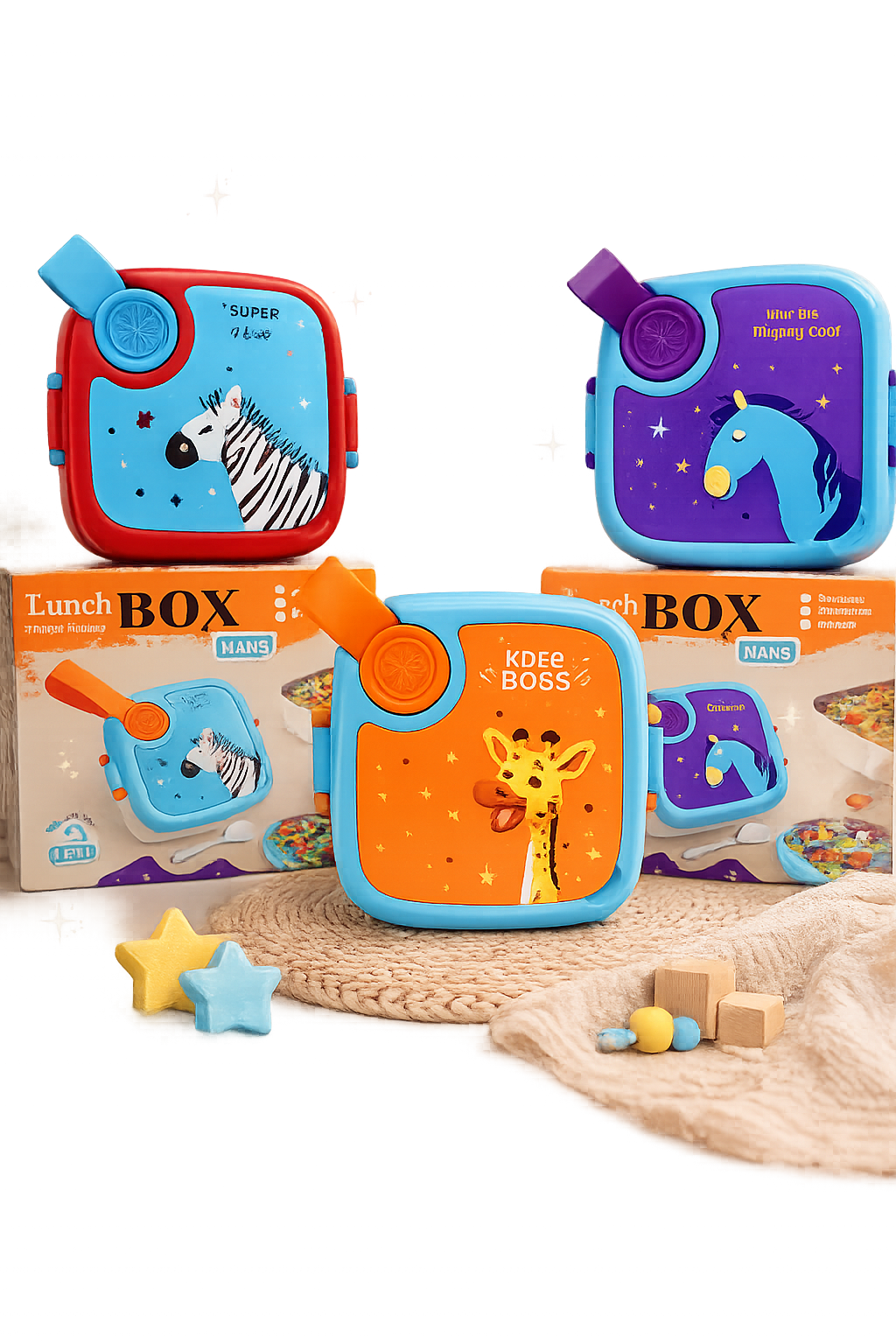Cute Kids Cartoon Lunch Box