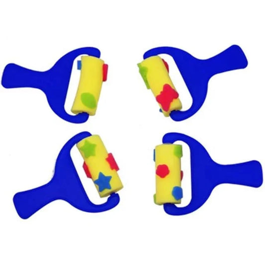 4PC SPONGE ROLLER WITH DESIGN