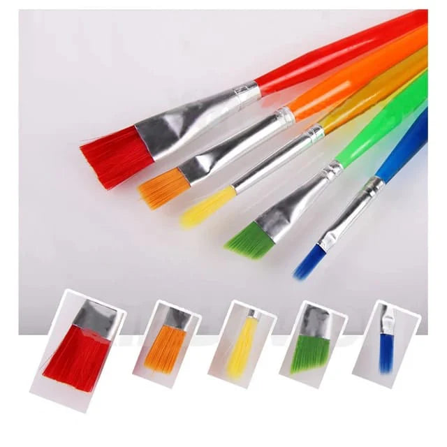 7PC PAINT BRUSH TP COLOR WITH TRAY A0117