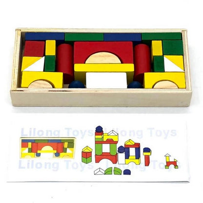 Wooden color blocks 26 pcs