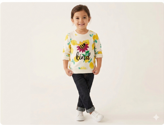 Kids Warm Sweatshirt – Ocean Theme