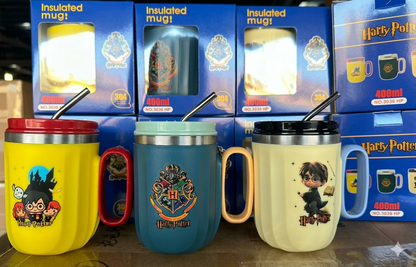 Harry Potter Insulated Magic Mug – 400ml Premium Stainless Steel Cup