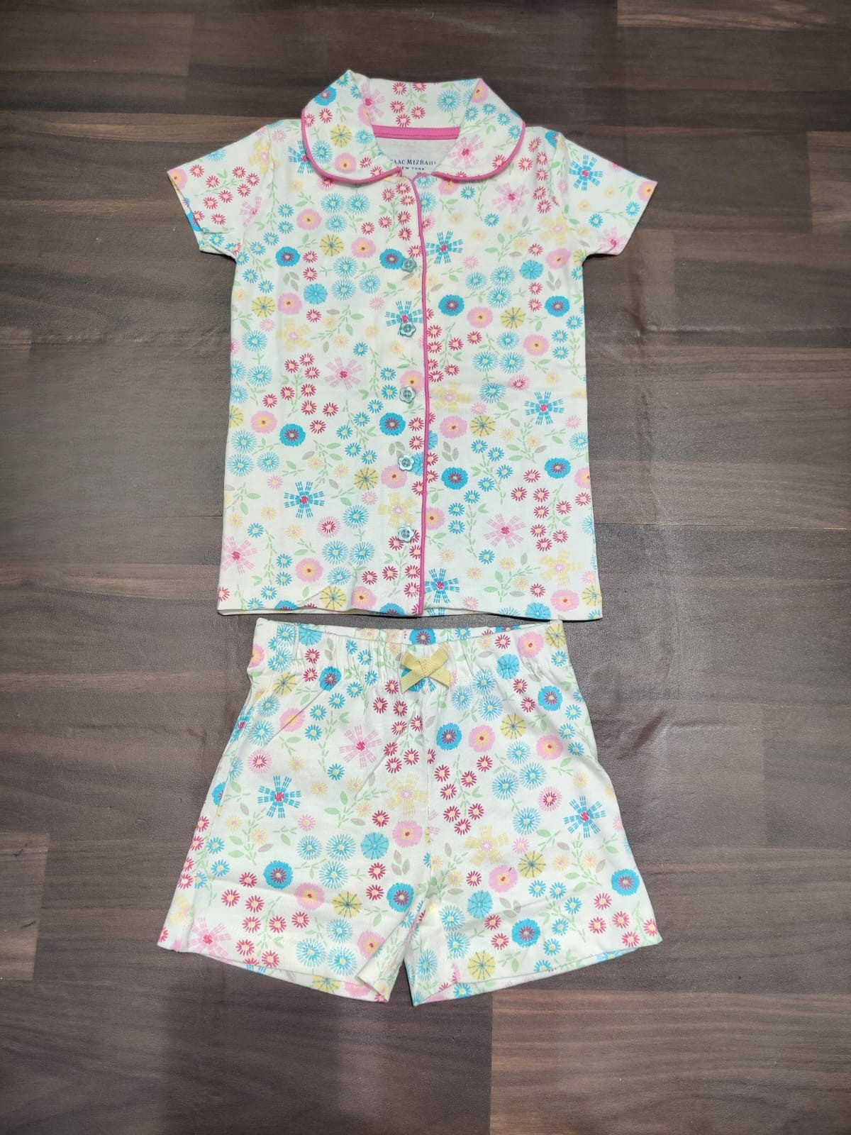 Pure Cotton Short Pant Night Suit for Kids (Age 2–6 Years)