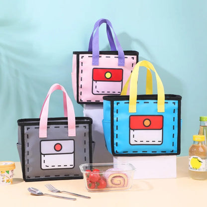 🍱 Cute Lightweight Insulated Lunch Bag – Stylish, Portable, and Practical! 🍱