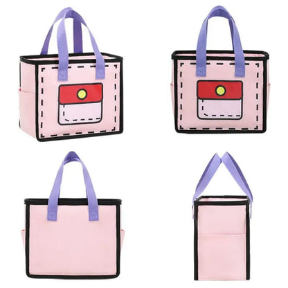 🍱 Cute Lightweight Insulated Lunch Bag – Stylish, Portable, and Practical! 🍱