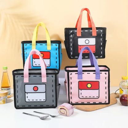 🍱 Cute Lightweight Insulated Lunch Bag – Stylish, Portable, and Practical! 🍱