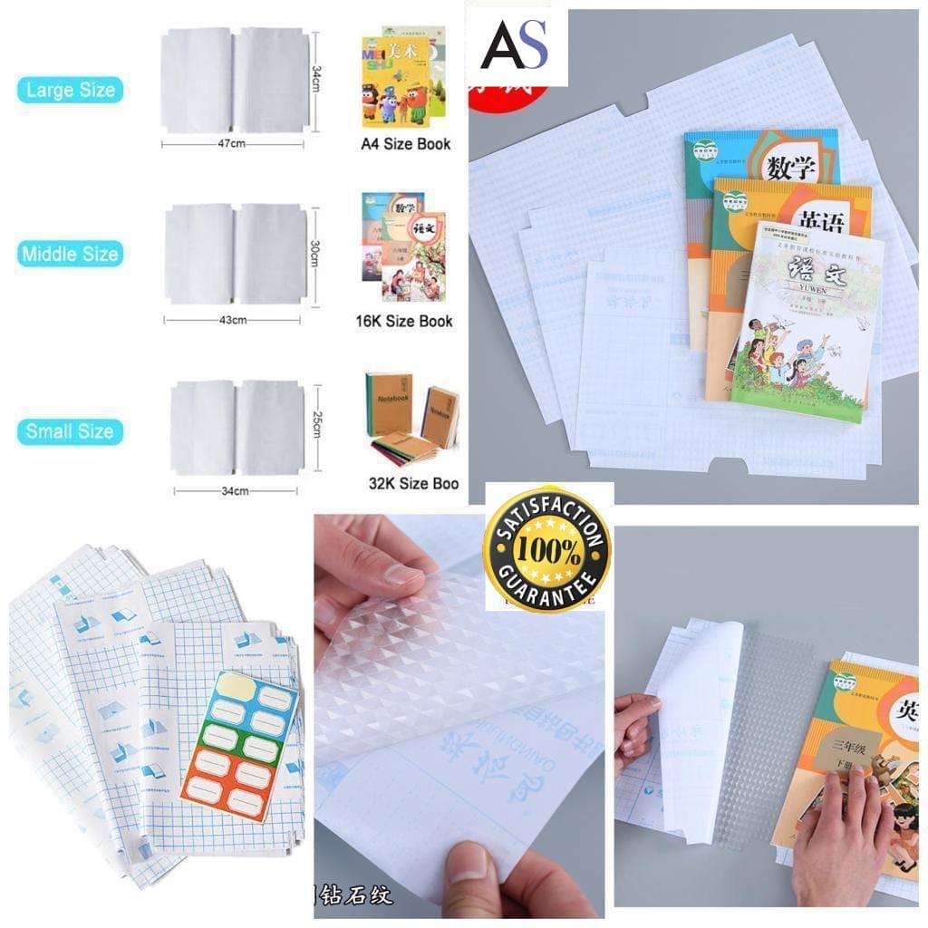 Transparent Paper Sticker Book Cover Film – Clear, Matte & Protective!