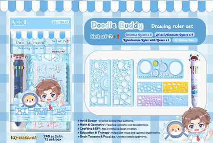 Doodle Buddy Drawing Ruler Set