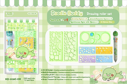 Doodle Buddy Drawing Ruler Set