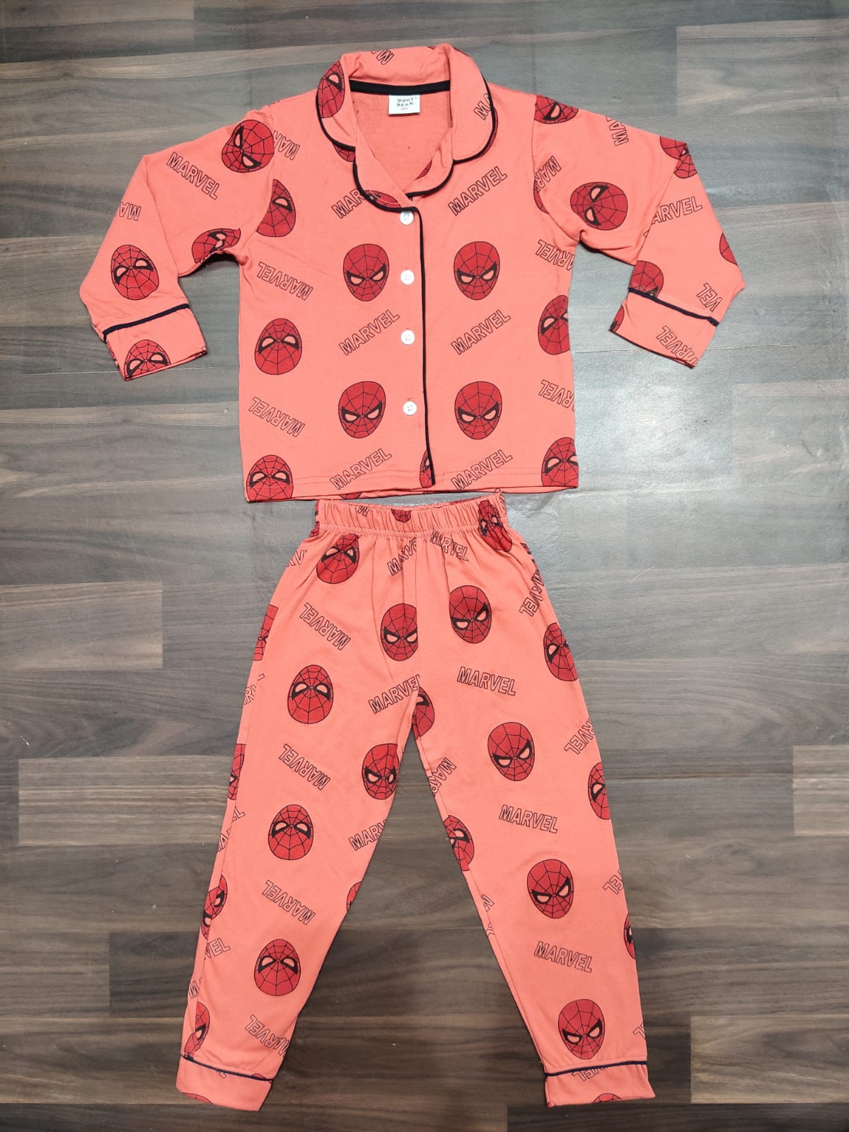 Cotton Nightwear Suit for Kids (Age 2–8 Years)