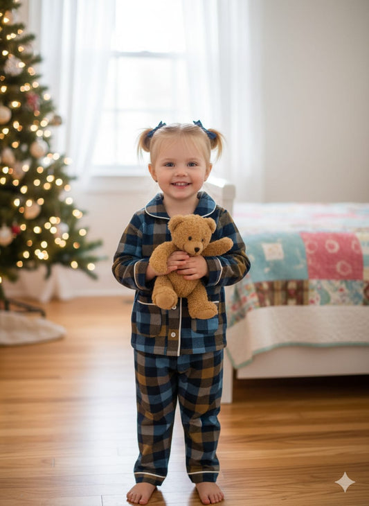 Multicolour Pure Cotton Nightwear Suit for Kids (Age 2–6 Years)