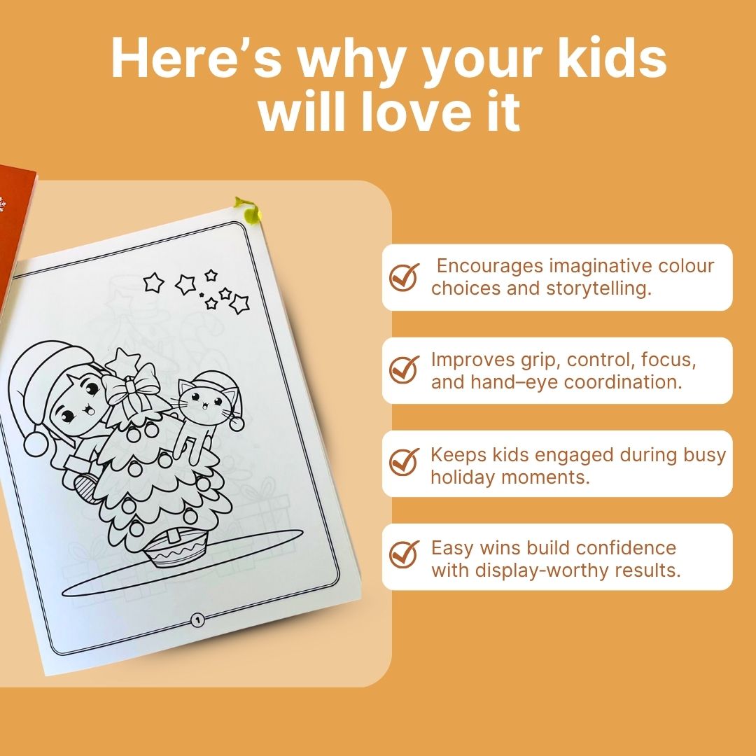 Christmas Coloring Book – Fun, Creative & Festive! (Bulk)