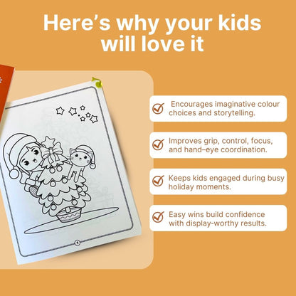 Christmas Coloring Book – Fun, Creative & Festive! (Bulk)