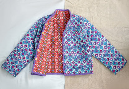 New Reversible Quilted Jacket – 2 Looks in 1!