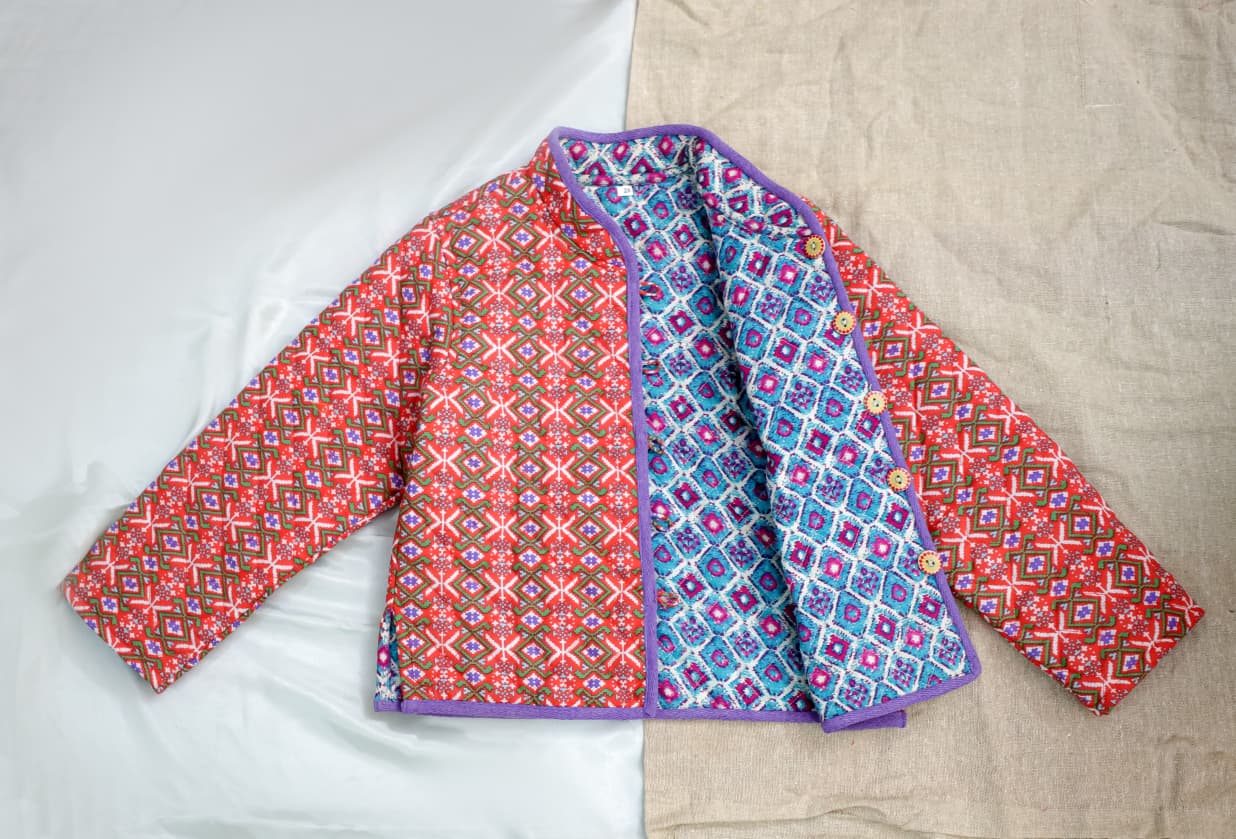 New Reversible Quilted Jacket – 2 Looks in 1!