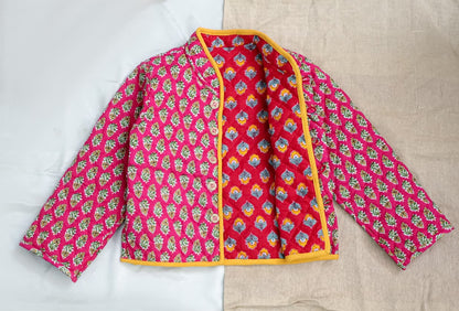 Reversible Quilted Jacket – 2 Looks in 1! 🧵💫