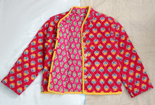 Reversible Quilted Jacket – 2 Looks in 1! 🧵💫