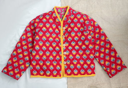 Premium Quilted Reversible Winter Jacket for Women | 2-in-1 Stylish Warm Wear