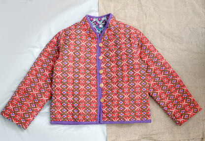 Premium Quilted Reversible Winter Jacket for Women | 2-in-1 Stylish Warm Wear