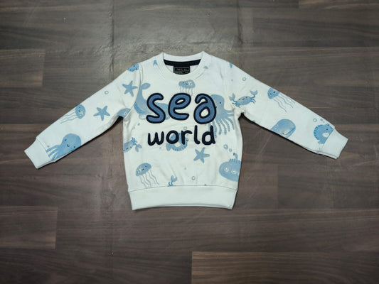 Baby Boys/Girls Sea World Cotton Sweatshirt