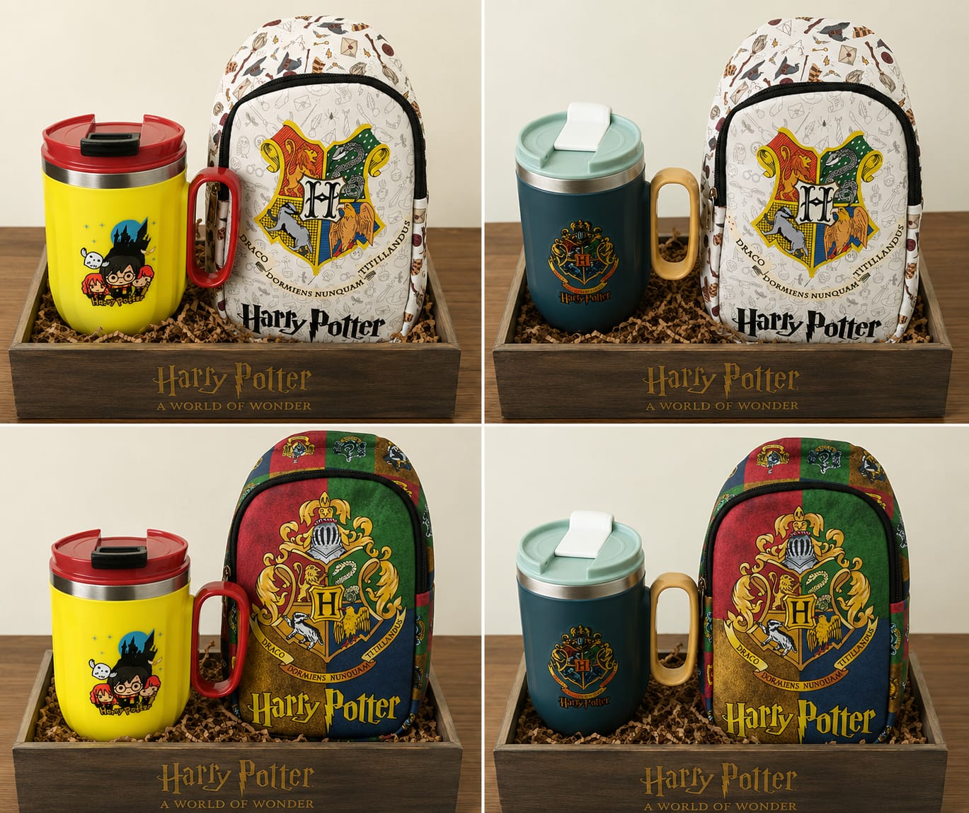 Harry Potter Leather Chest Bag & Insulated Mug Gift Set
