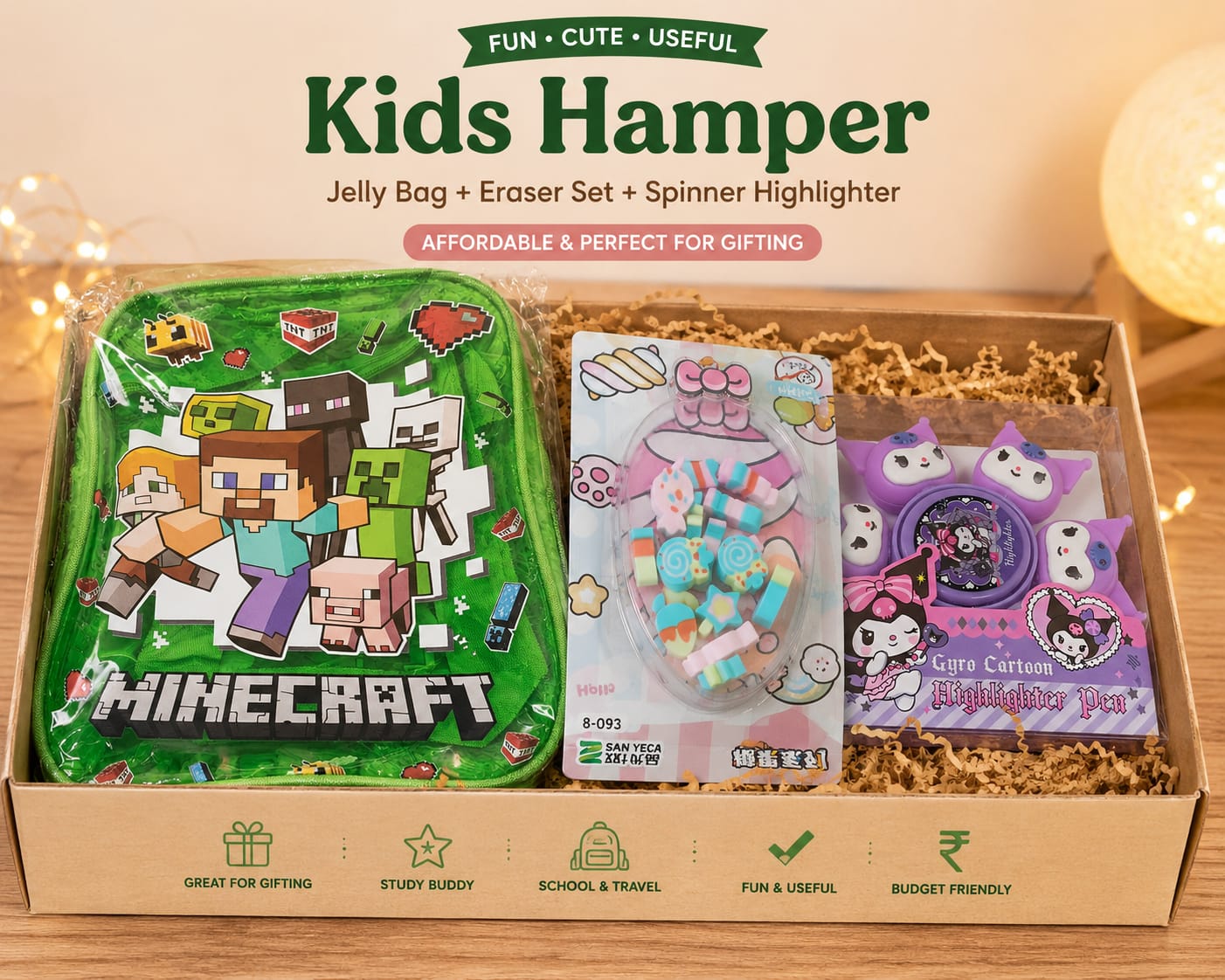 Theme School Hamper – Premium Stationery Gift Set for Kids (Age 5+)