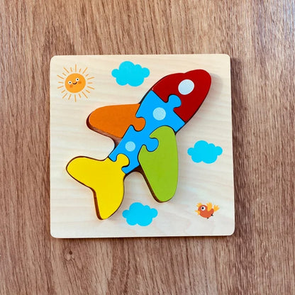 Wooden Transport Puzzles – Fun & Educational Toy for Toddlers! 🚌