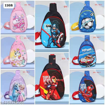 Children’s Sling Bag | Adjustable Shoulder Bag for Boys with Zip Closure